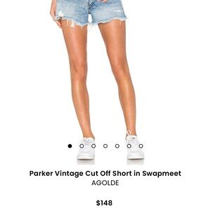 Agolde Parker cutoff jean shorts swapmeet